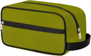 Olive Travel Toiletry Bag Water-Resistant Cosmetic Makeup Shaving Bag Large Capacity with Handle for Travel Toiletries Accessories Sports