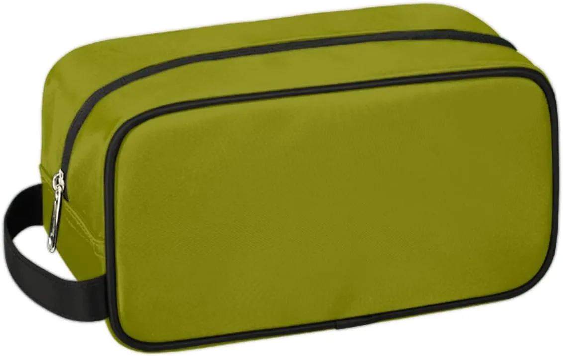 Olive Travel Toiletry Bag Water-Resistant Cosmetic Makeup Shaving Bag Large Capacity with Handle for Travel Toiletries Accessories Sports