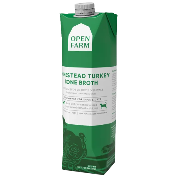 Open Farm Bone Broth Topper - Homestead Turkey 33.8oz