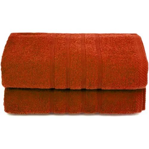 Pack of 2 Large Super Jumbo Bath Sheets 100 X 200cm 100% Egyptian Cotton Soft Towels 500 GSM