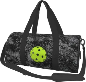 Pickleball Convertible Garment Bag with Shoulder Strap, Carry on Garment Duffel Bag for Men Women - Rolling Foldable for Travel Luggage Bags (Black)
