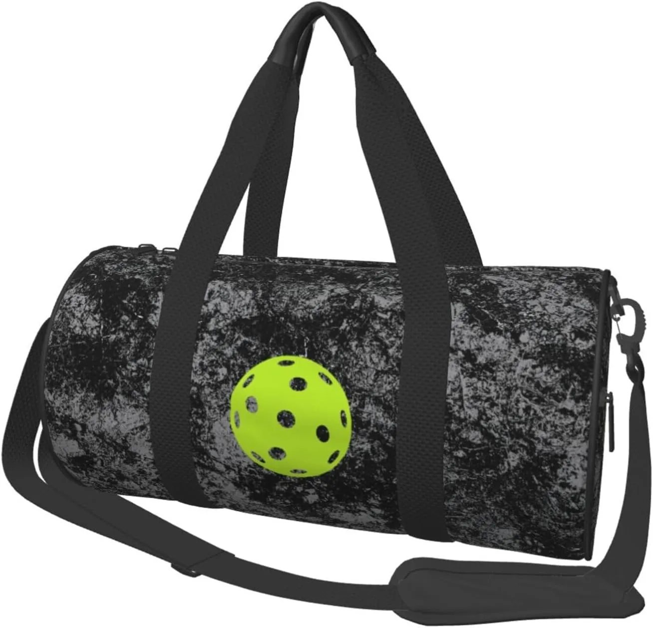 Pickleball Convertible Garment Bag with Shoulder Strap, Carry on Garment Duffel Bag for Men Women - Rolling Foldable for Travel Luggage Bags (Black)