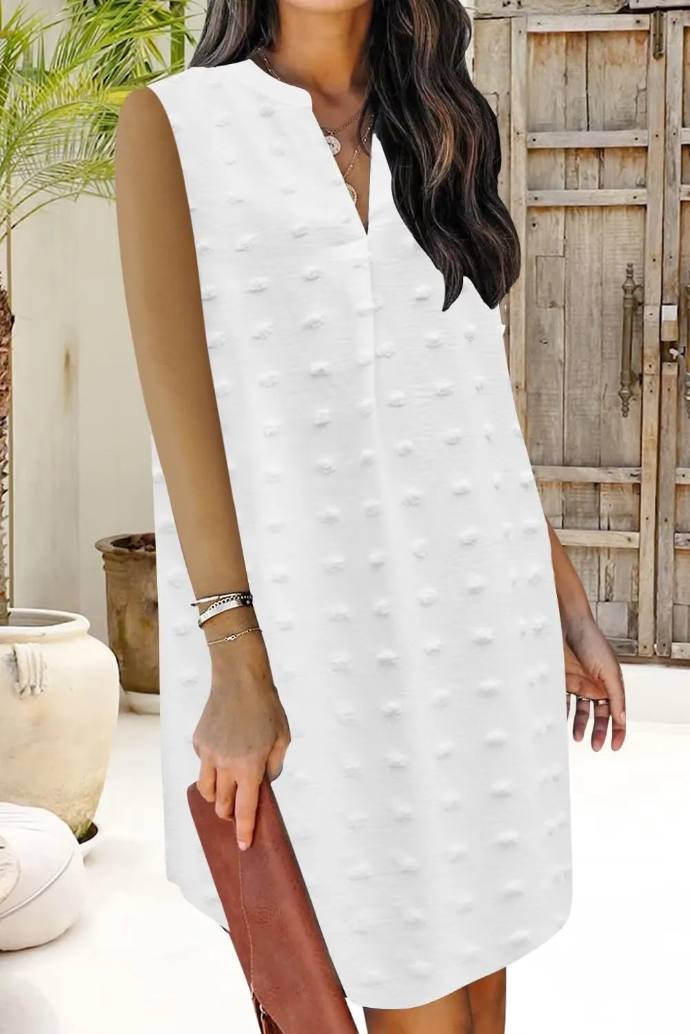 QACOHU 2025 Summer Dresses for Women Sleeveless Beach Floral Tshirt Sundress Casual Tank Dress S-2XL