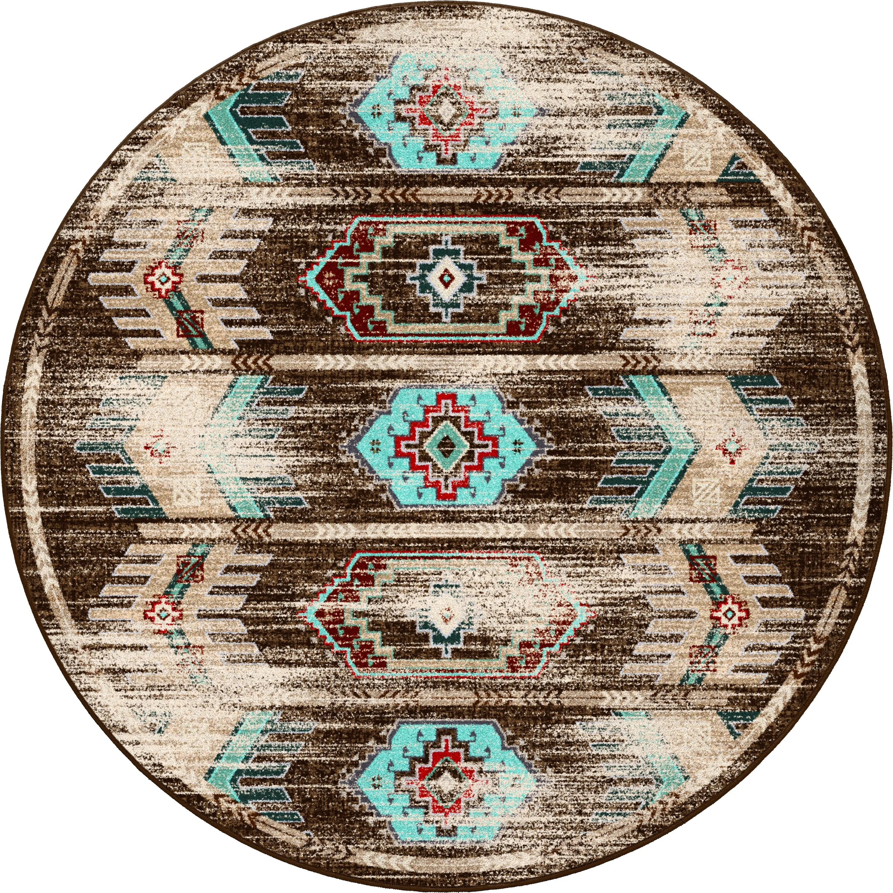 "Carlsbad Distressed" Southwestern Area Rugs - Choose from 6 Sizes!