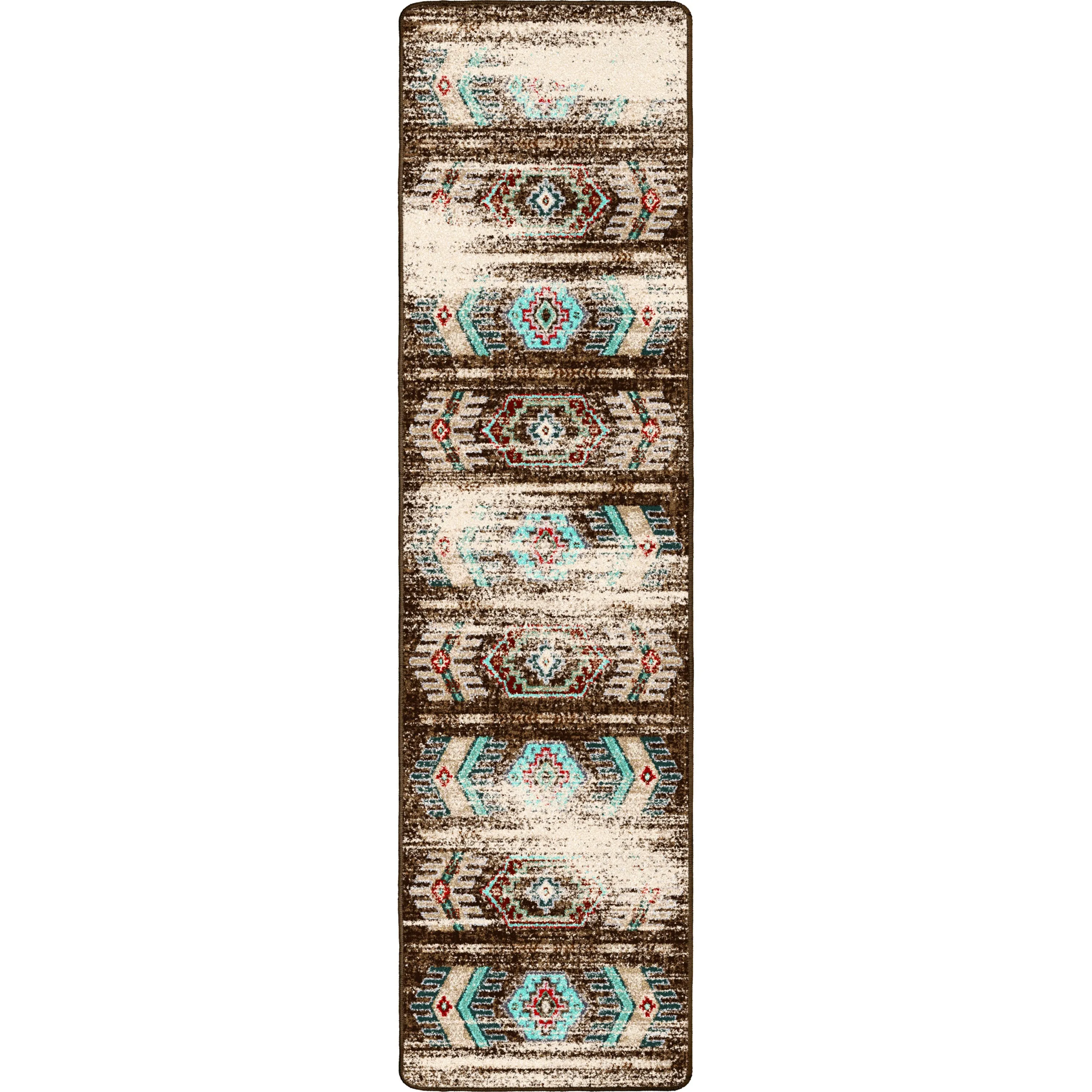 "Carlsbad Distressed" Southwestern Area Rugs - Choose from 6 Sizes!