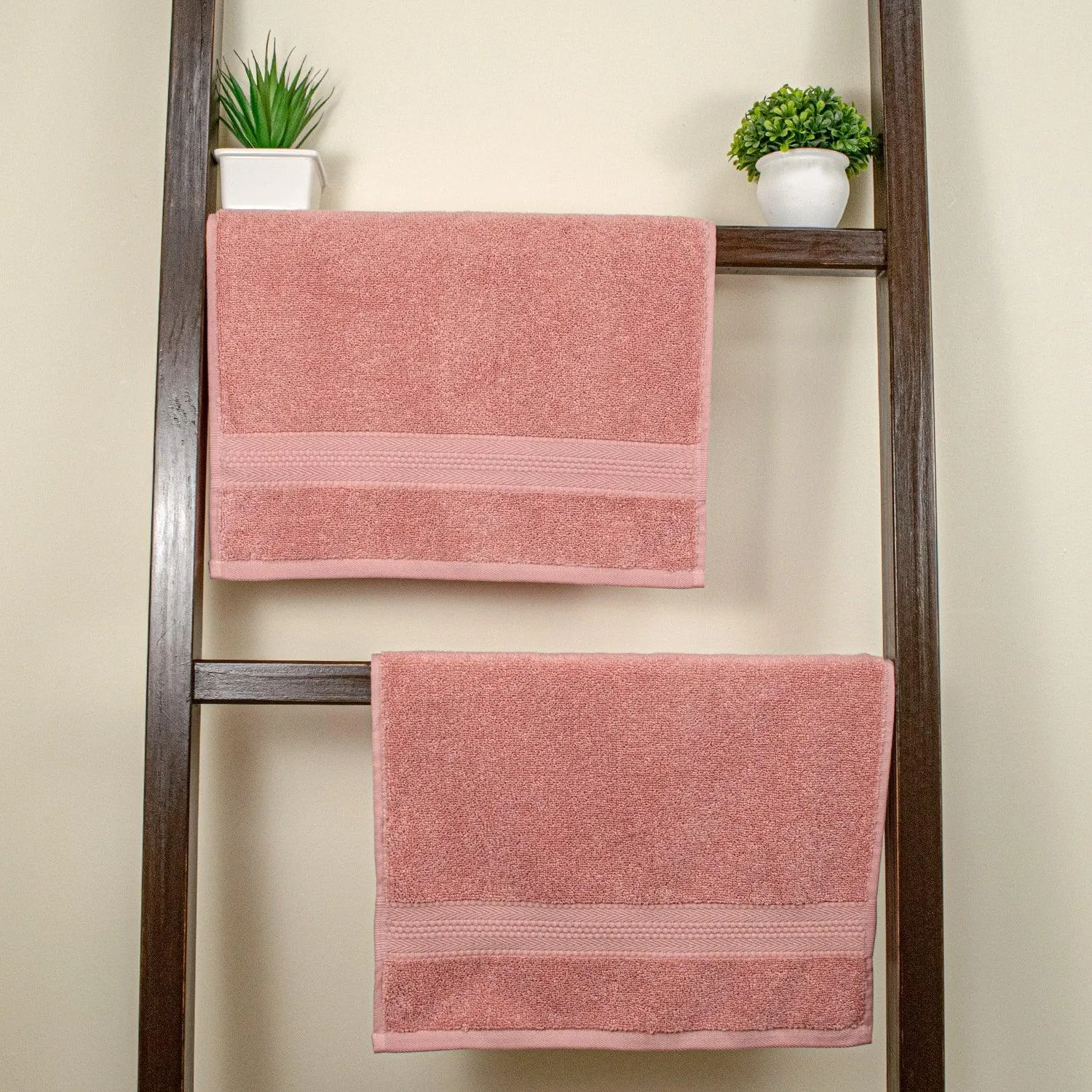 Rangoli Cloud Soft 100% Cotton Hand Towels | 625 GSM Ultra-Soft & Highly Absorbent | Quick Drying, Durable & Gentle on Skin | Perfect for Bathroom, Gym & Kitchen Use