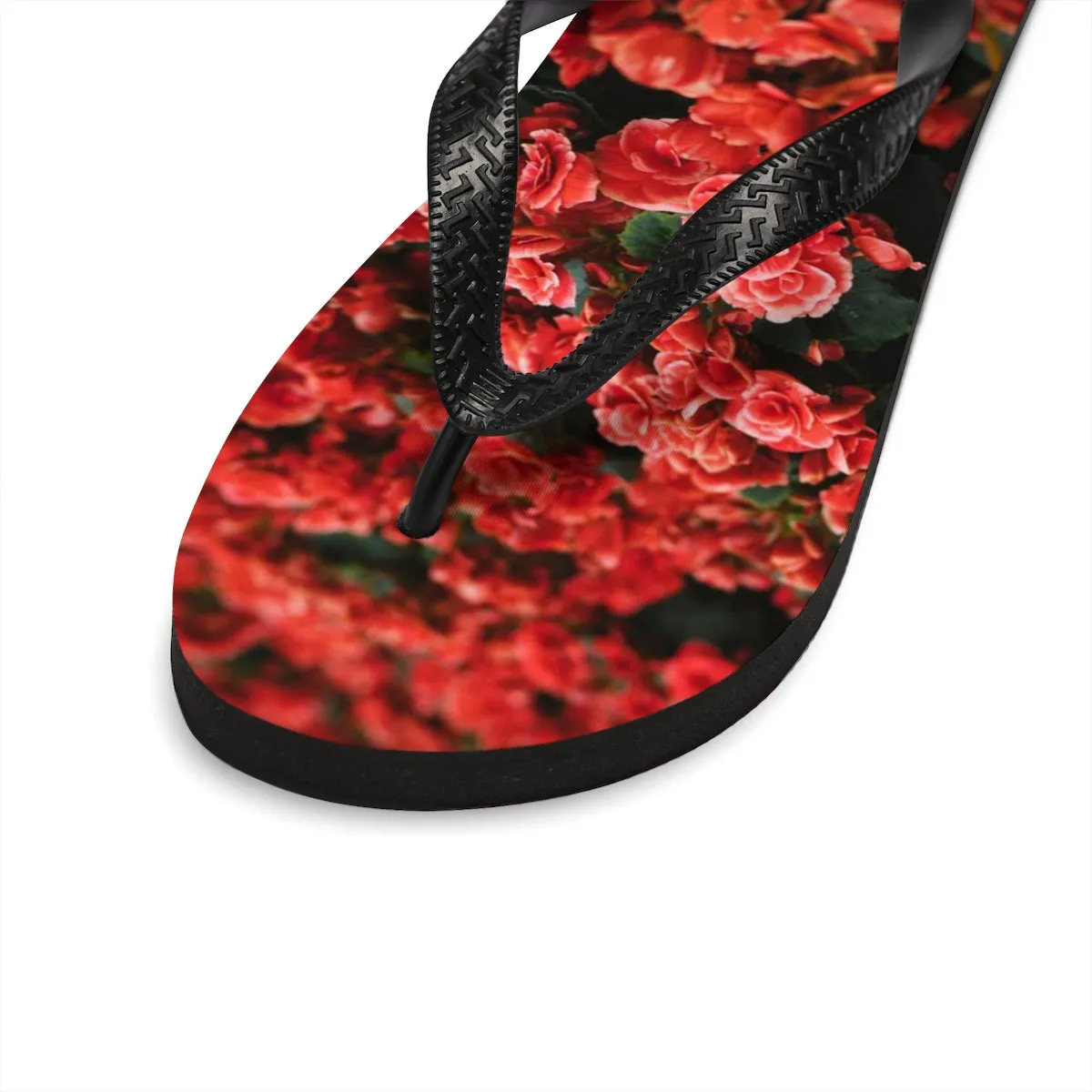 Red Rose Flip-Flops