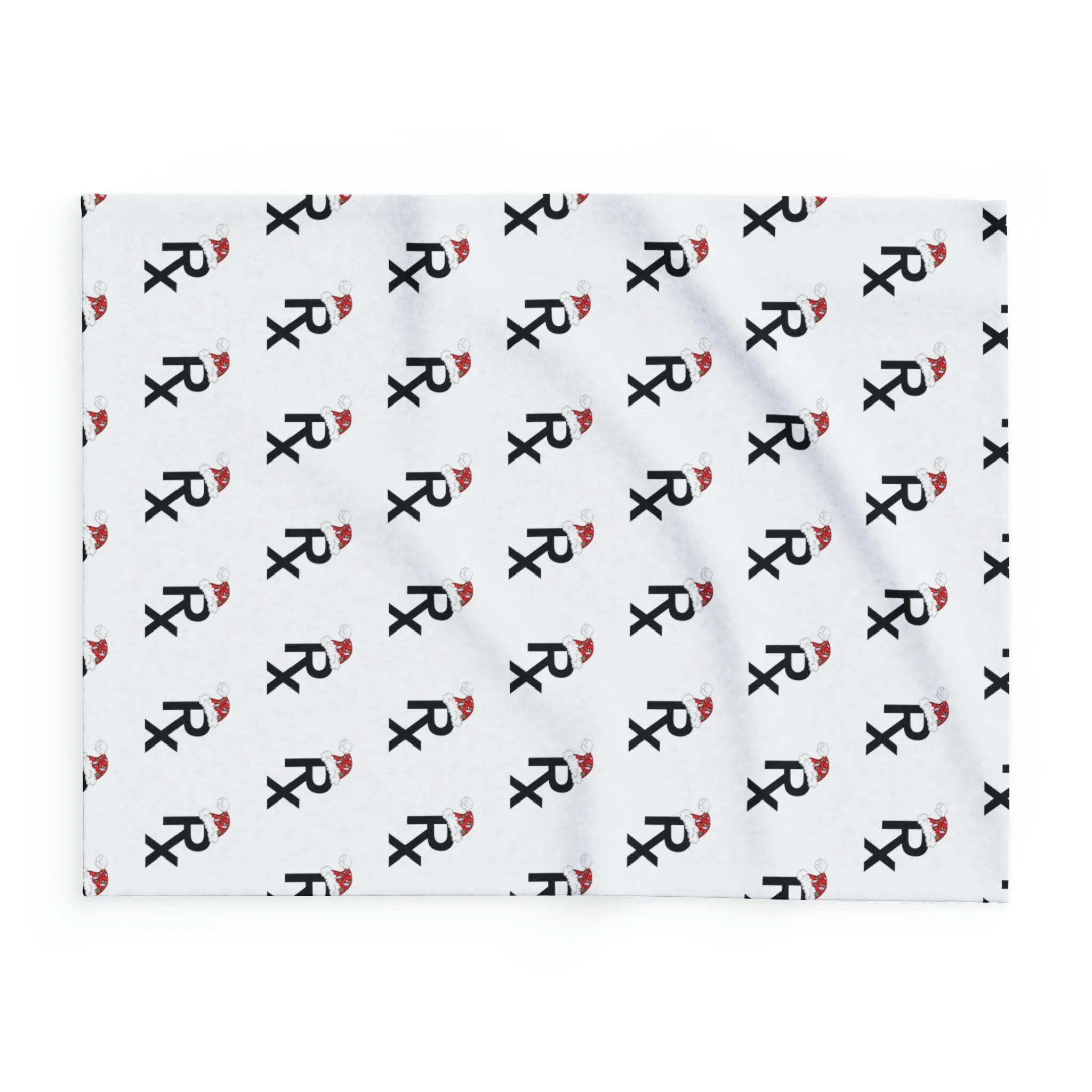 Rx Santa Hat - Arctic Fleece Blanket (White)