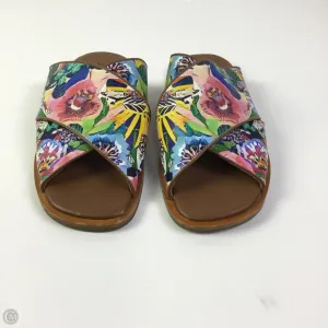 Sandals Flats By Johnny Was In Floral Print, Size: 8.5