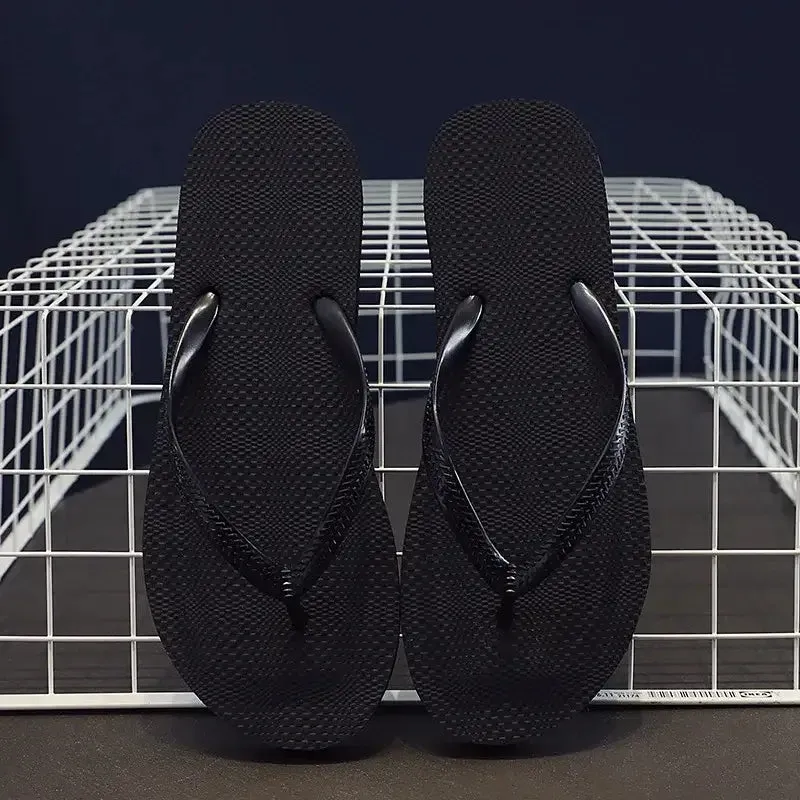 Solid Color Non-Slip Summer Beach Flip Flops