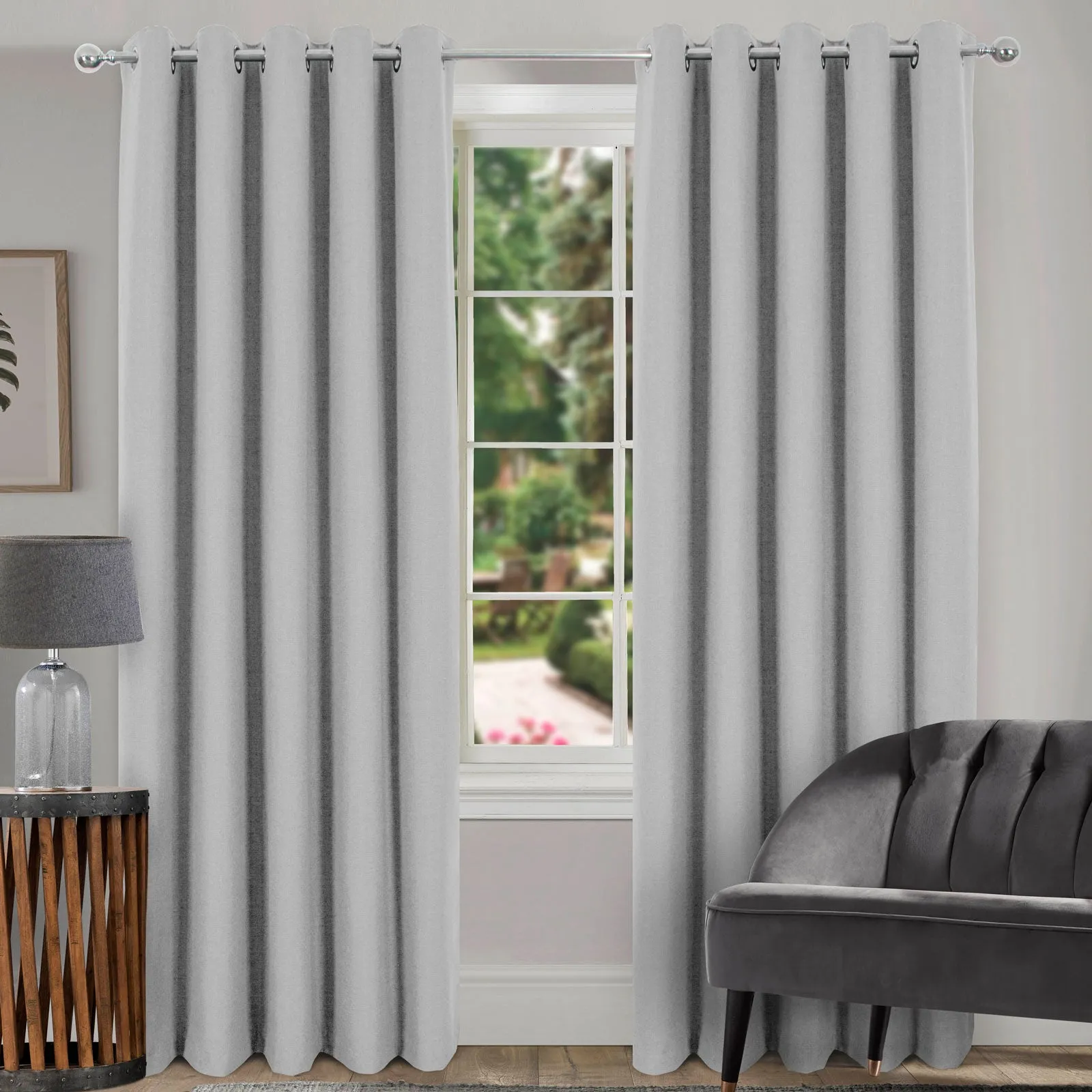 Spencer Blackout Eyelet Curtains