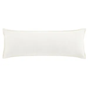 Stella Stone Faux Silk Velvet Long Lumbar Pillow