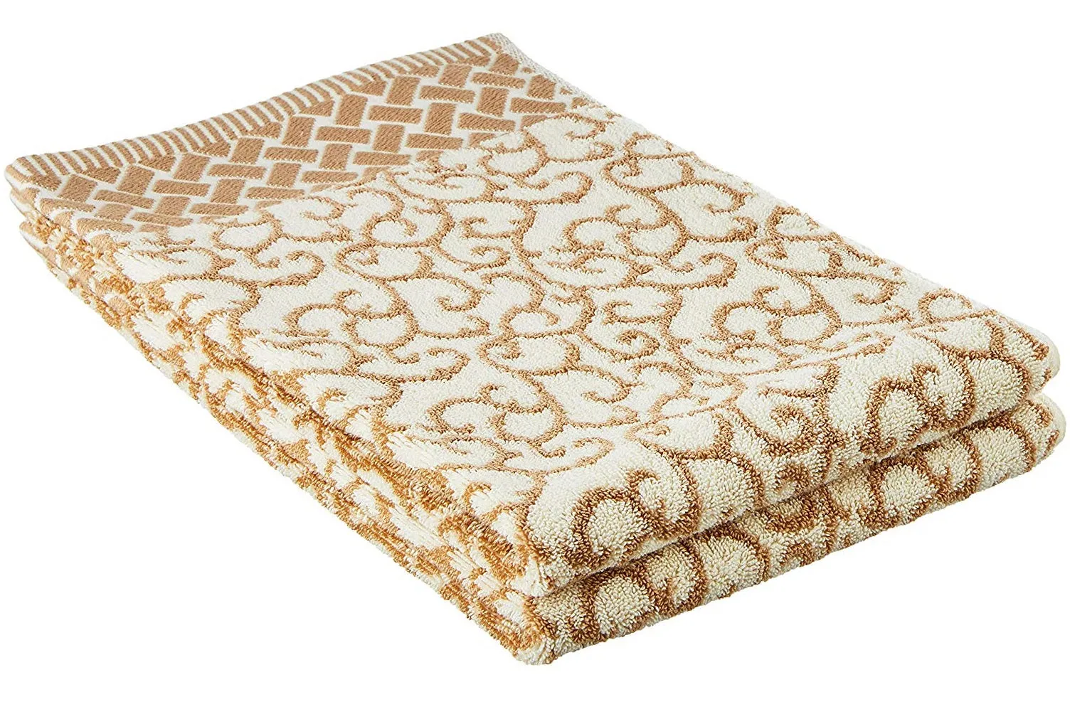 Swirl Taupe, Hand Towels - Set of 2