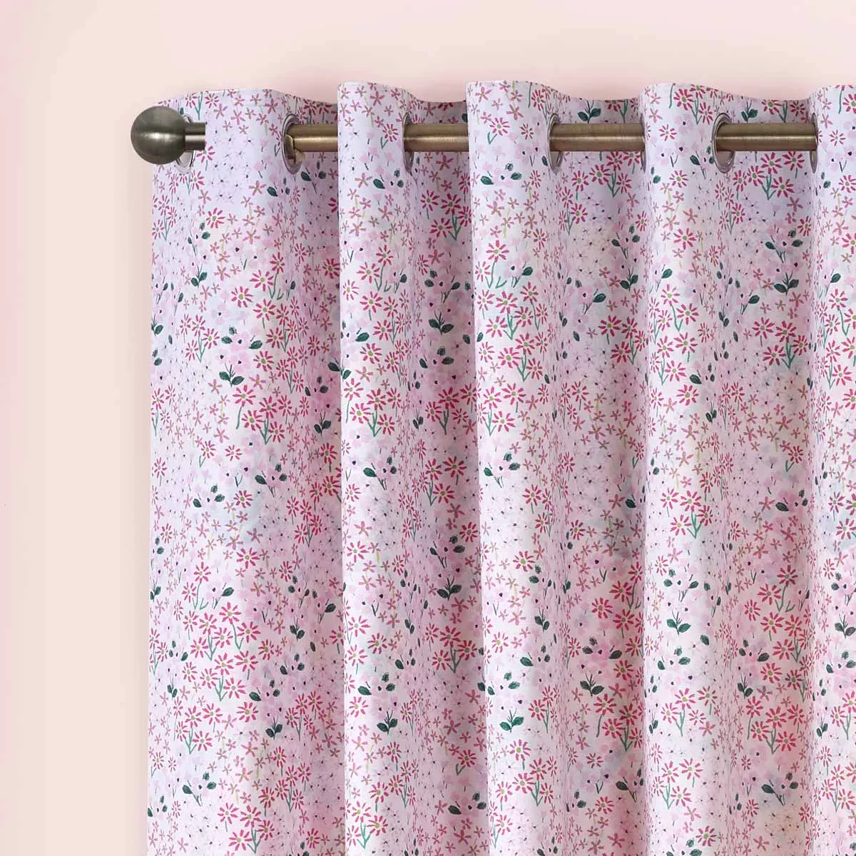 Tilly Floral Eyelet Curtains