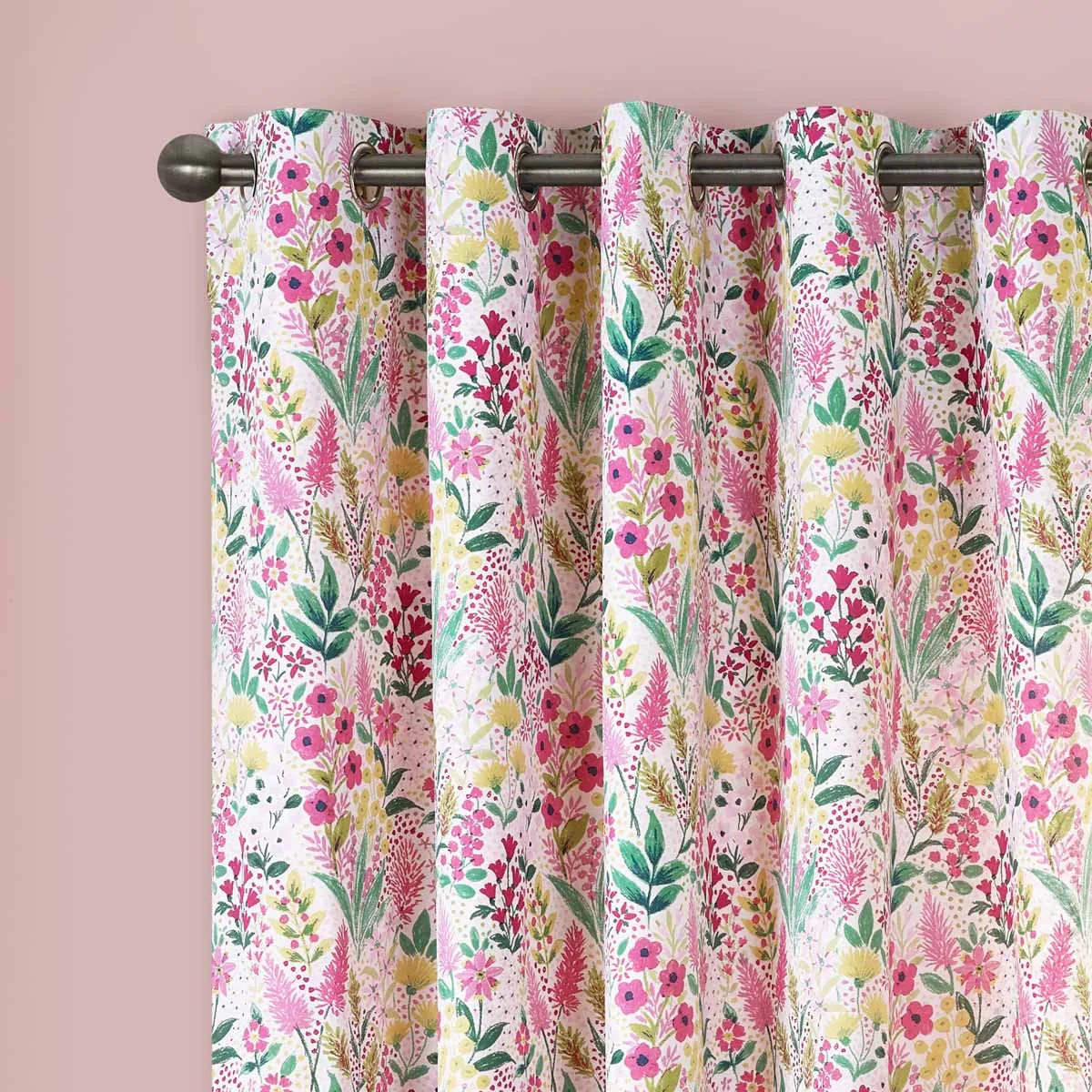Tilly Floral Eyelet Curtains