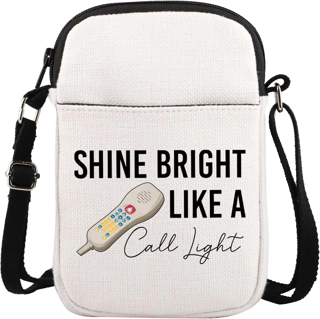TOBGBE ICU Doctor Gift Medical Staff Crossbody Bag Emergency Room Nurse Zipper Bag ER Nurse Gift Nurse Appreciation Gift