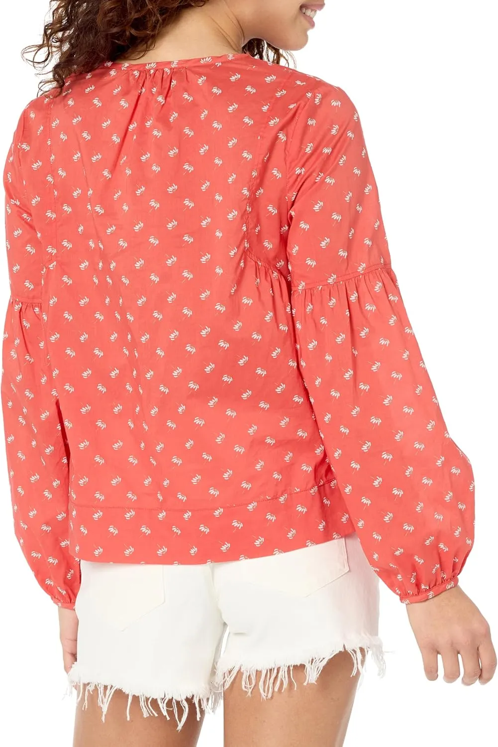 Tommy Hilfiger Women's Long Sleeve Daisy Print Shirt