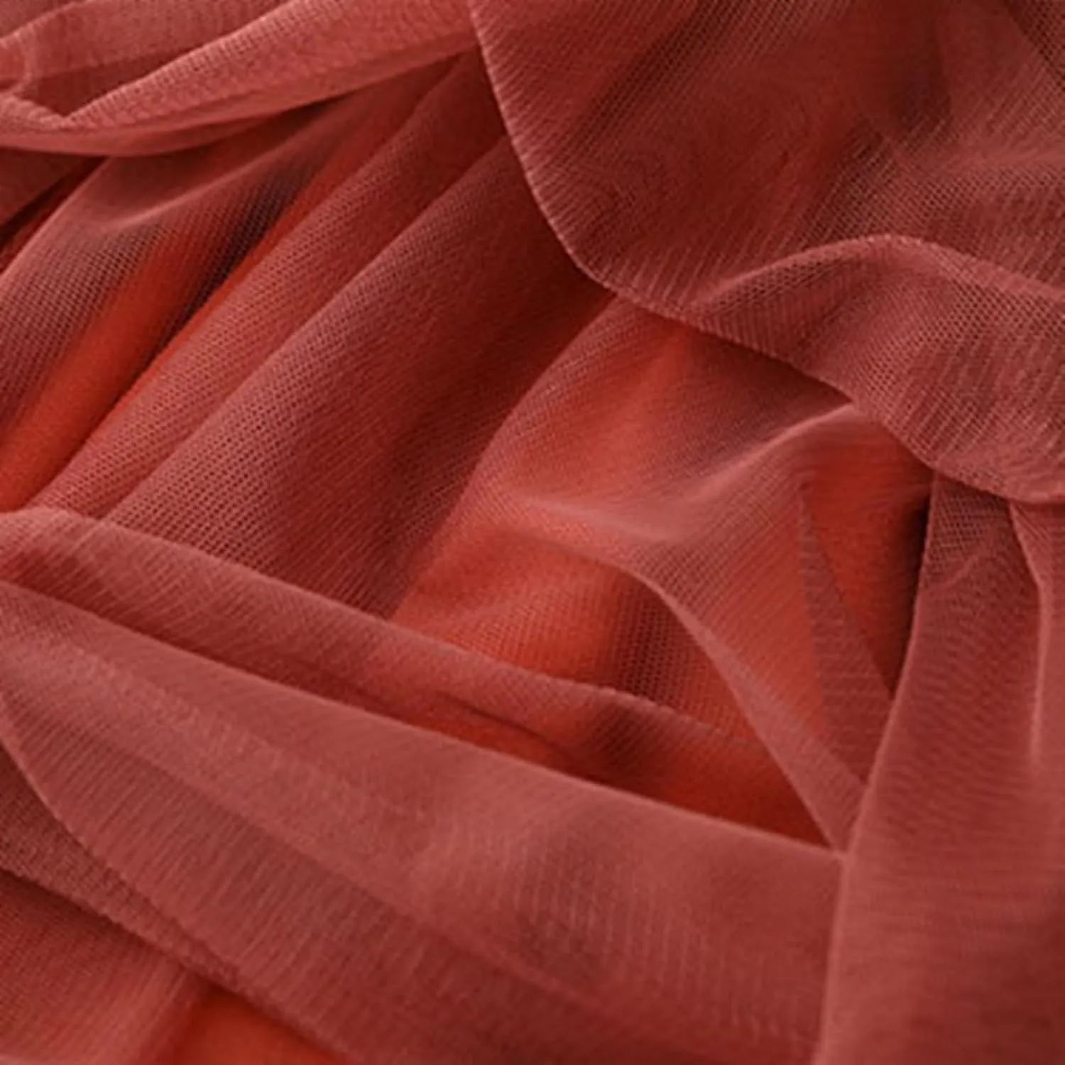 Tulle Skirts for Women Elastic Midi Skirt A-line Irregular Layered Mesh Tutu Skirts Pleated Skirts for Women