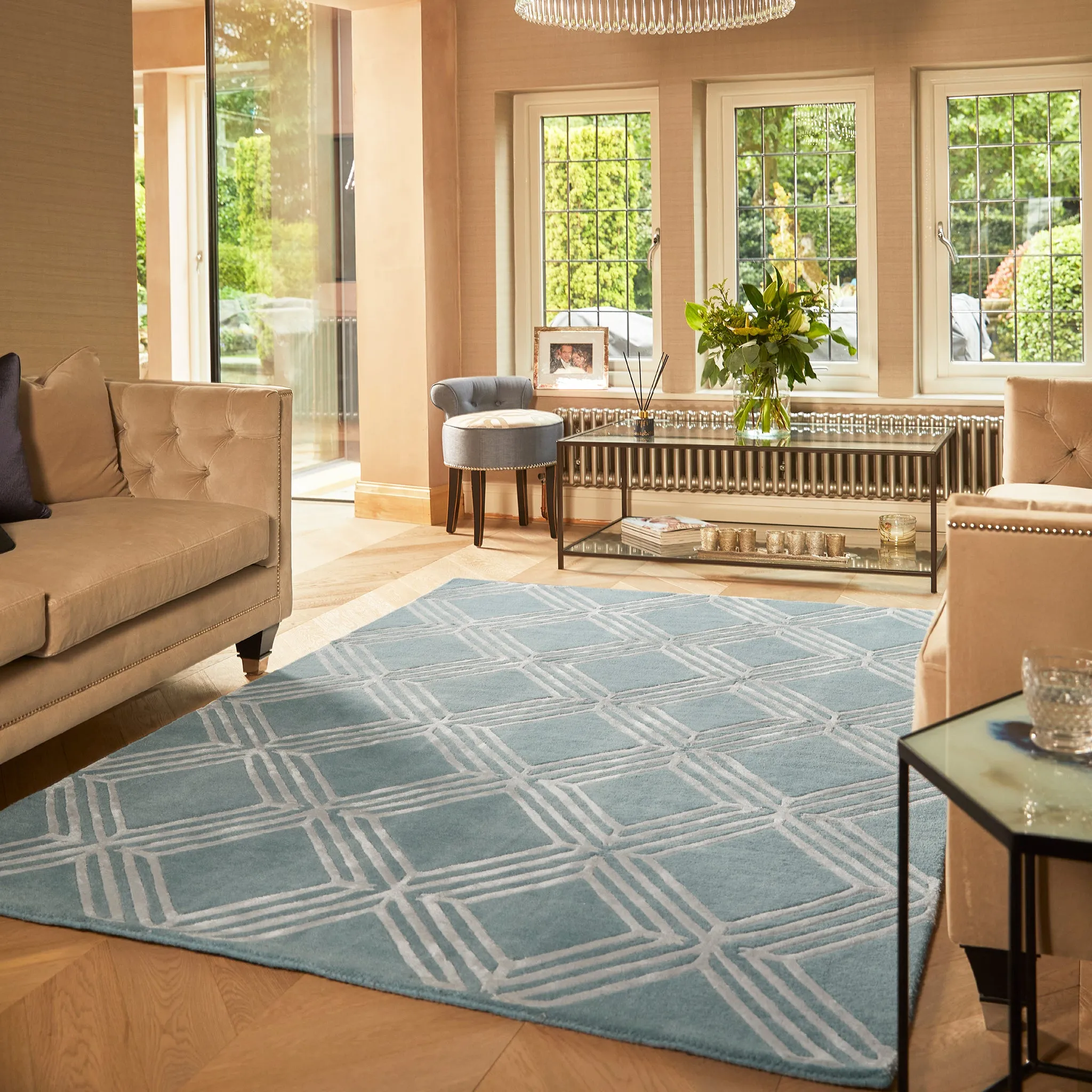 Vienna Rug Blue