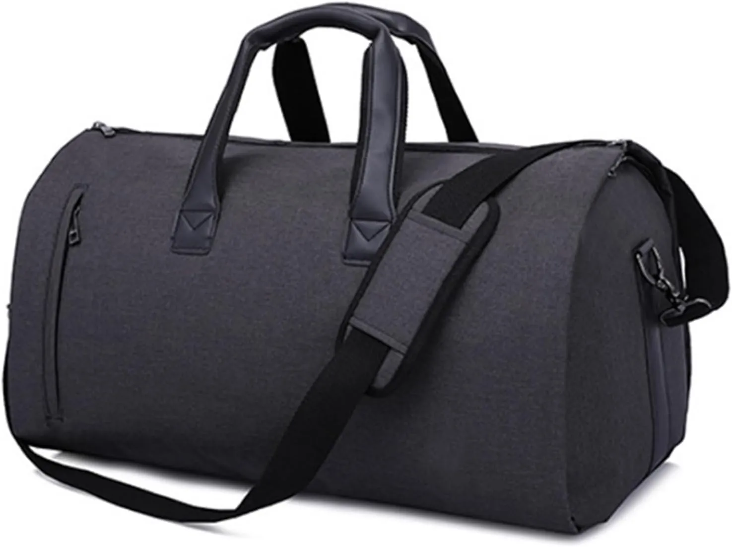 Weekender Travel Bag 19in Convertible Garment Bag with Separate Shoe Compartment Suit Travel Bags for Men Sport Gym Bag(B)