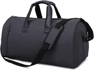 Weekender Travel Bag 19in Convertible Garment Bag with Separate Shoe Compartment Suit Travel Bags for Men Sport Gym Bag(B)