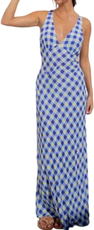 Women Y2k Floral Deep V Neck Maxi Dress, Sleeveless Patchwork Long Dress Going Out Flowy Sundress Trendy Beach Wear