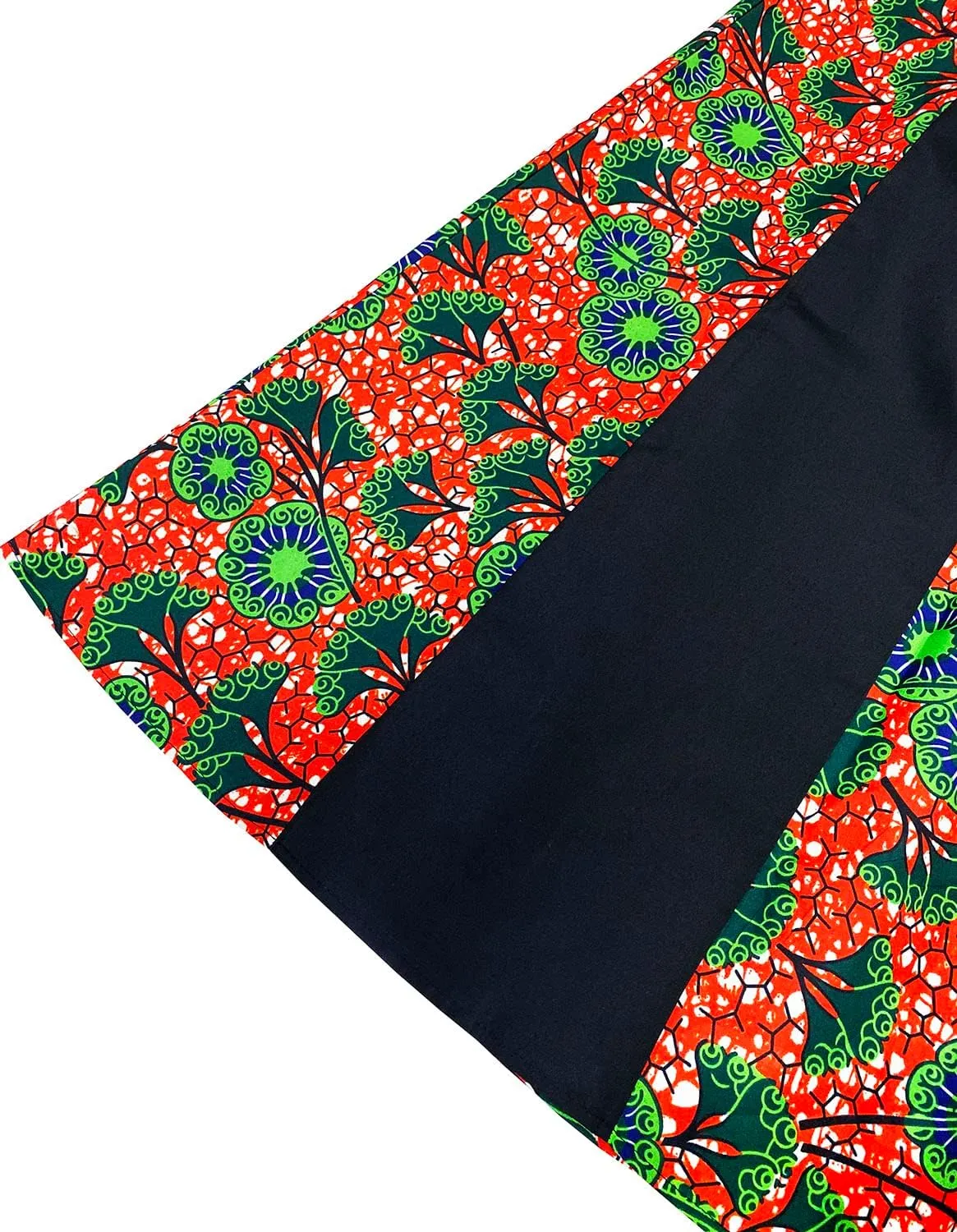 Women's African Wax Skirt Ankara Print Long Maxi Skirts with Pockets One Size