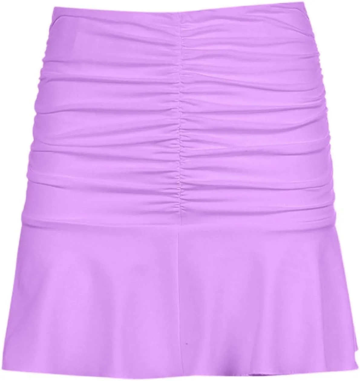 Women's Casual Sexy Trendy Fashion Solid Color Pleated High Waisted Midi Skirt Women's Fashion Skirt