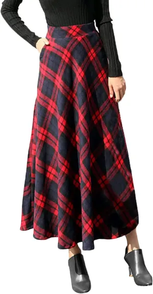 Womens Skorts Skirt for Women Long Midi Long Sexy Medieval Plaid High Cut A Line Peasant Steampunk Skorts 2025